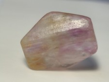 ANCIENT SOUTH EAST ASIAN AMETHYST FACETED CRYSTAL TABULAR BEAD (20.3 x 16.7mm) picture