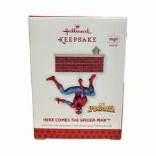2013 Hallmark MARVEL Here Comes the Spider-Man Magic Sound Ornament picture
