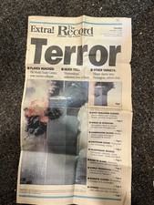 The Record Newspaper Extra Edition Front Page