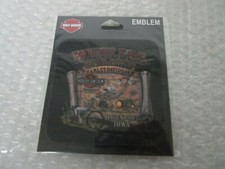 Wieblers Harley Davidson Davenport Iowa Quad Cities Dealership Sewn-On Emblem  picture