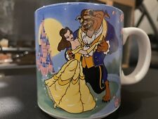 Vintage Disney Beauty & The Beast Dancing Mug Walt Disney Coffee Tea 12 Oz Cup picture