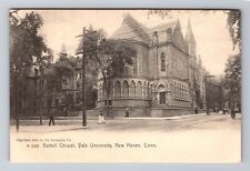 New Haven CT-Connecticut, Battell Chapel Yale University, Vintage Postcard picture