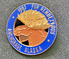 Vintage 1993 Anchorage Fur Rondy Pin,