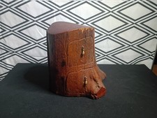 vintage hand carved trinket box one of a kind 2 drawer picture