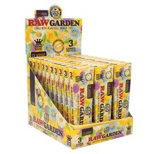 RAW Garden Cones with Wax tip King Size - 5 Packs 15 Cones total picture