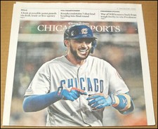 5/19/2019 Chicago Tribune Newspaper Sports Section Kris Bryant Cubs May 19 picture
