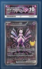ππ30th Celebration ACE 10 Mewtwo EX 151/128 Perfect subs Pokemon TCG picture
