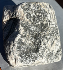 Landscape rock - gneiss boulder decretive granite 22lbs black and pinkish white picture