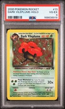 2000 Pokemon Rocket #13 Dark Vileplume-Holo PSA 4 picture