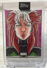 2026 Topps Marvel Mint Encased Rogue Gold Foil Sketch 1/1 picture
