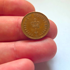 Half new Penny, Vintage very rare picture