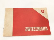 Antique 1907 Tourists Guide to Switzerland by Swiss Federal Railways picture