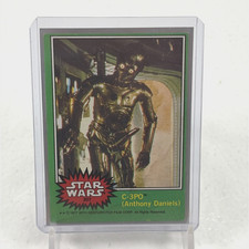 1977 Topps Star Wars C-3PO (Anthony Daniels) #207 Golden Rod Error Version picture