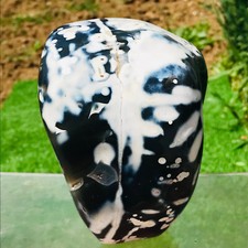 5.2lb Large Natural Orca Skin Agate Crystal Display Specimen picture