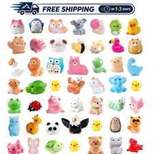 50pcs Mini Resin Animal Figures - Charming Decorative Accents for Crafts picture
