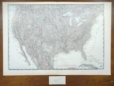 Vintage 1911 TOPOGRAPHICAL UNITED STATES Map 23