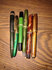Vtg 30s-50s Fountain Pens Lot of 6 rare pens eversharp,wearever,unbranded,arnold picture