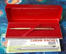 VINTAGE CARAN DACHE MADISON BALLPOINT PEN WITH BOX AND PAPERS 1990'S GOLIATH picture
