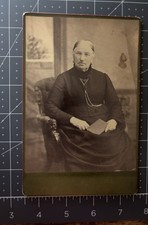 19th Century Cabinet Photograph in o Man in Formal Dress with Earrings picture