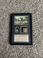 Gettysburg Artifacts General Meade's Headquarters Bullet and Wood NM picture