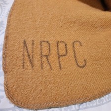 Vintage 70s 100% WOOL AMTRAK Train NRPC Passenger Blanket Railroad USA Railroad picture