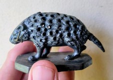Antique Silver Plated Porcupine Toothpick Hat Pin Holder Meriden 1800s - RARE picture