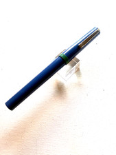 1990s Blue Osmiroid cartridge Fountain Pen Italic MEDIUM nib. Excellent cond picture