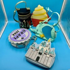 Disney Parks Crossbody Bags(Lot of 5) Dumbo,Dole Whip,Castle,Grape Soda,Hercules picture