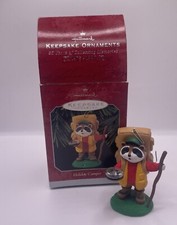 Hallmark Keepsake Ornament Holiday Camper Cute Raccoon Nature Outdoors picture