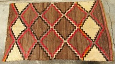 Fine Antique 1890s to 1910s Navajo Blanket Rug Native American 39