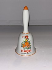 VTG 1970's Walt Disney Productions Orange Bird Florida Bell Porcelain picture