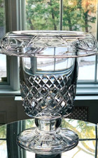 Vintage Royal Brierley (England) Turnover Pedestal Vase; Exceptional picture