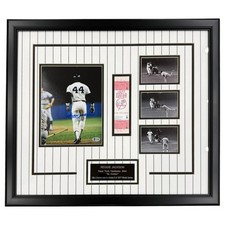 Reggie Jackson Autographed New York Yankees (3 WS HR) Deluxe Framed 8x10 Photo w picture