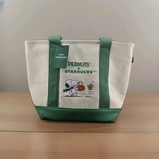 Starbucks + Peanuts 2026 Collection Canvas Mini Tote Bag picture