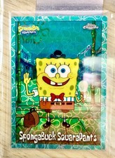 2025 Topps Chrome SpongeBob Spongebuck SquarePants #54 Flower Cloud Fractor /75 picture