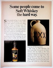 Calvert Extra Soft Whiskey 1966 Vintage Magazine Print Ad Jug XXX Moonshine picture