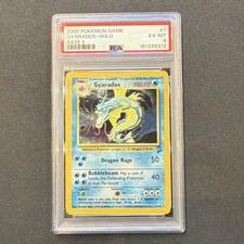 2000 Pokémon Base Set 2 Gyarados Holo #7/130 PSA 6 picture