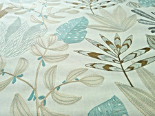 Casamance Embroidered Botanical Multi-Color Made in France Poe'sie Savage BTY picture