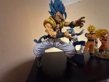 Dragon Ball Figure Lot (5) - Gogeta Blue, SSGSS Vegeta, Goku, SSJ3 Goku, Majin picture
