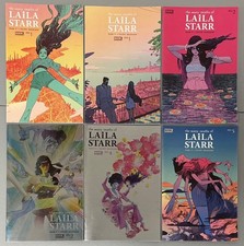 Lot of (6) The Many Deaths of Laila Starr #1,2,4,5 (2021 Boom) Foil Covers picture