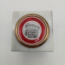 Vintage Galt House Hotel Louisville Paperweight Marble Base Advertising Souvenir picture
