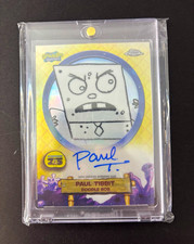 2025 Topps SpongeBob Chrome SA-DO DoodleBob Paul Tibbitt Autograph Insert picture