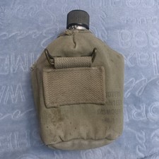 U.S. Army Korean War Era M-1910 Dismounted Canteen Cover Used picture