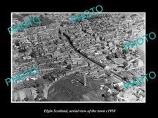 Elgin Scotland Aerial View Of The Town c1950 2 Old Large Historic Photo picture