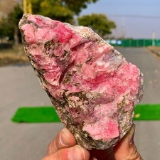 479G Natural rhodochrosite crystal mineral specimen healing picture