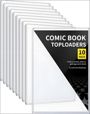 10 PCS Rigid Top Loader Hard Sleeves for Silver Grade Magazine Books picture