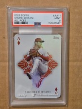 2023 TOPPS ALL ACES #AA11 REFRACTOR HOLO SHOHEI OHTANI PSA 9 MINT GRADED picture