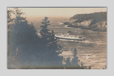 Antique unused RPPC CPR Ferry S.S. Princess Helene Digby Gut Nova Scotia Canada picture