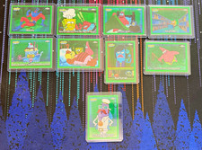 2025 Topps Chrome SpongeBob 9 Card Kelp Green Refractor Lot (No Duplicates) picture