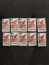 One Piece TCG Round1 Promotion Pack Lot of 10 English Sealed Promo Packs picture